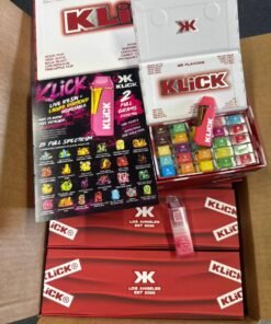 KLICK 2g Disposable What makes KLICK 2g Disposables different from other devices?,How many puffs can a KLICK 2g Disposable provide?,How should a KLICK 2g Disposable be stored?,How do you know when a KLICK 2g Disposable is empty?,Can a KLICK 2g Disposable be recharged?,What battery does a KLICK 2g Disposable use?,How does the airflow system work in a KLICK 2g Disposable?,What safety precautions should be followed when using a KLICK 2g Disposable?,How should a KLICK 2g Disposable be disposed of?,Can temperature affect KLICK 2g Disposable performance?,What causes a disposable vape device to stop working?,How can users maintain consistent device performance?,What are the main components inside a KLICK 2g Disposable?,How does a disposable vaping device operate?,What should consumers check before purchasing a disposable device?,What information is included on KLICK 2g Disposable packaging?
